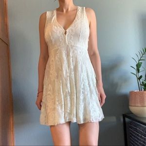 Free People Romantic White Dress